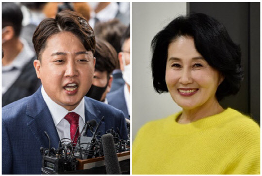 이준석(왼쪽) 전 국민의힘 대표와 전여옥 전 국회의원. <전여옥 SNS, 연합뉴스>